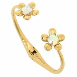 Kate Spade Goldtone Sunset Blooms Flower  Bracelet